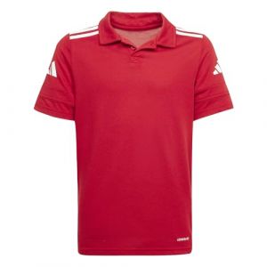 Adidas Mixte Enfant SQUADRA25 Cotton Polo Kids, Team Power Red/White, 9-10 Years