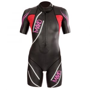 Image de Mako Combinaison neoprene femme ls1 rouge m