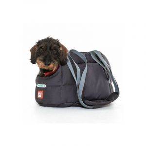 Image de Doctor Bark Sac de transport gris pour chien Taille S 37 x 19 cm