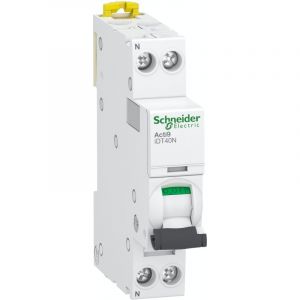 Image de Schneider Electric Acti9 iDT40N - disjoncteur modulaire - 1P+N C 16A 6000A/10kA