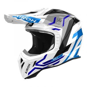 Airoh Casque cross Aviator Ace 2 Ground blue gloss- XS