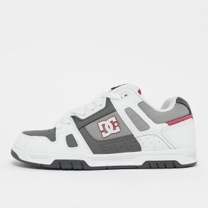 DC Shoes Stag white/grey/grey, Skate, en blanc, taille: 42.5 - Couleur blanc - Taille 42.5