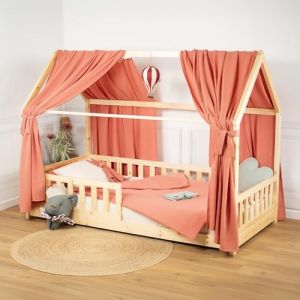 Sevira Kids Ciel de lit cabane gaze coton duo