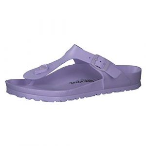 Birkenstock Gizeh, Sandale Femme, Purple Fog, 36 EU