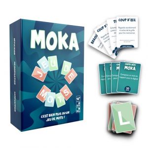 Image de Gigamic BAKAKOU Moka - Le Jeu de Mots Fun et Addictif - Jeu de société Familial - Tactique et Malin - 2 Joueurs et Plus - À partir de 12 Ans