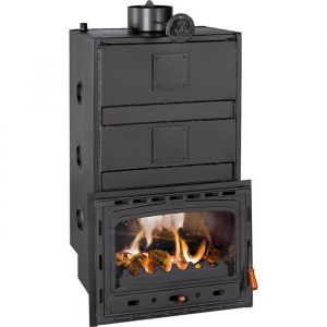 Insert de cheminée PRITY C W35 40 kW réservoir 54 L porte fonte
