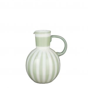 Image de Mica Decorations Vase Bazaar - H21 x &Oslash;18 cm - Verre - Vert clair