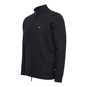 Cappuccino Italia - Chandails Hommes Fleece Zip Jack - Noir - Taille XL
