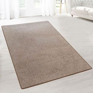 Tapis de couloir Lyon Marron tachet&eacute; 80 x 250 cm