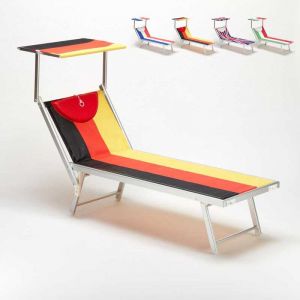 Beach and Garden Design Bain de Soleil Professionnel en Aluminium SANTORINI EUROPE EDITION | Allemagne