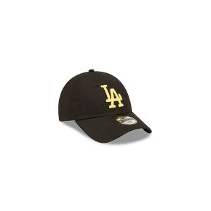 New era Casquette MLB Los Angeles Dodgers League Essential 9Forty noir or pour Enfant-Noir-Junior (53-55cm) Junior (53-55cm) Noir