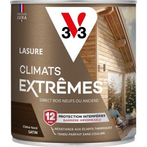 V33 Lasure Climats Extrêmes 12 ans chêne foncé 0,75 L