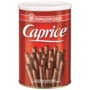 Gaufrettes Fourrées Noisette Cacao Papadopoulos - La Boite De 250g