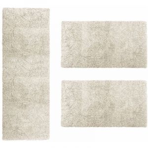 Karat - Descente de lit Sphinx Crème 1 tapis 67 x 240 cm + 2 tapis 67 x 140 cm
