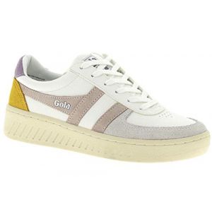 Gola Grandslam Trident, Sneaker Womens, White/Blossom/Lily, 36 EU