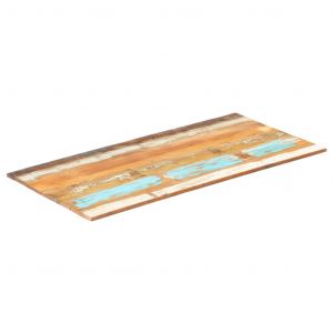 VidaXL Dessus de table rectangulaire 60x120 cm 15-16 mm Bois récupéré