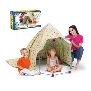 WorldBrands Build Your Cabin - Big Minds Kit de construction pour enfants : Kit de construction pour enfants