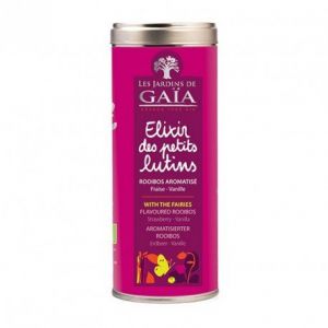 Les jardins de gaïa Elixir des petits lutins Tube 100 g - Rooibos aromatisé (Fraise - Vanille)