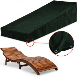 Deuba B&acirc;che de protection Housse r&eacute;sistante Chaise longue/Bain de soleil 199 x 68 x 60