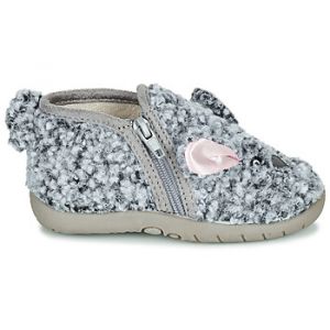 Little Mary Chaussons enfant LAPINZIP Gris - Taille 18,19,20,21