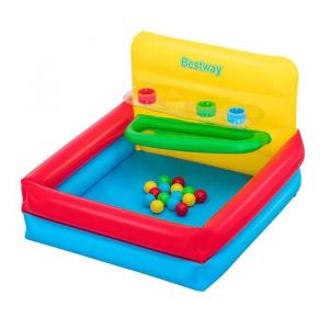 Image de Bestway Inflatable Kids Pool with Balls 104x94x61 cm +2 Years Garden 52546