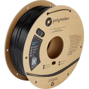 Polymaker PB01001 PolyLite Filament PETG résiste à la chaleur, résistance élevée à la traction 1.75 mm 1000 g noir 1 pc