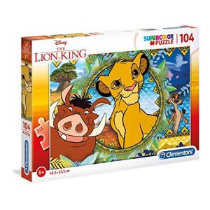 Image de Clementoni Puzzle Enfant Supercolor 104 Pièces - Le Roi Lion