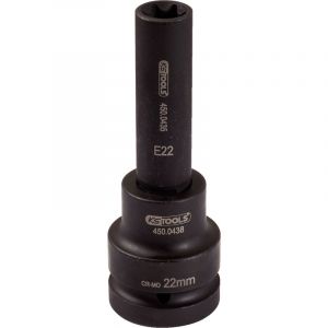 KS Tools Douille &agrave; chocs E-Torx 1", longue, E18