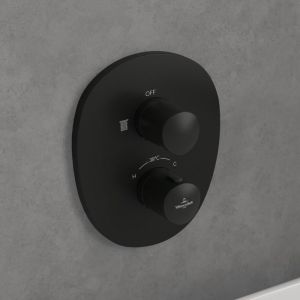 Villeroy & Boch Mitigeur thermostatique encastré Antao Matt Black - noir mat