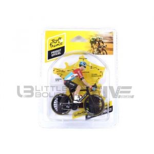 Solido Voiture Miniature de Collection 1/18 - CYCLISTE Coureur Loto Dstny - Tour De France 2023 - Red / Blue - 1809921