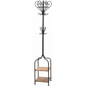 Image de Amadeus Porte manteau perroquet en métal et bois