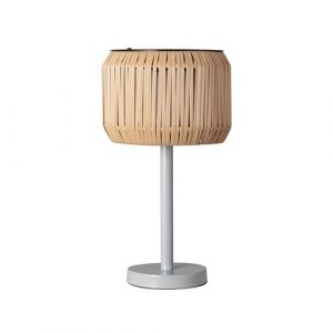 TechBrey Lampe à Poser LED Extérieure Solaire Nygala Naturel 260 mm