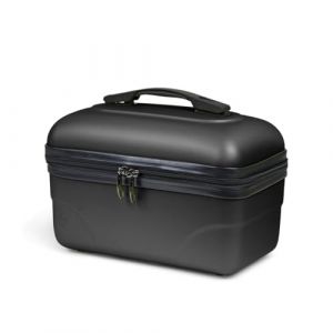 Kinston Vanity Rigide – (ABS) - Noir - Grande capacité L 30 x H 17 x P 18 cm