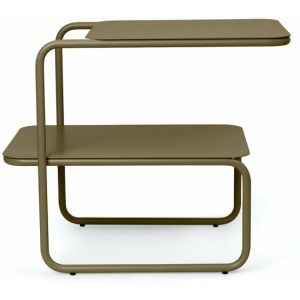 Ferm Living Table d'appoint Level / 55 x 35 cm - Métal vert en métal