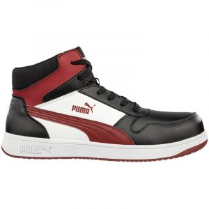 Puma Safety Shoes - Chaussure Haute - Frontcourt Blk/Wht/Red S3 T.36 630050201000036