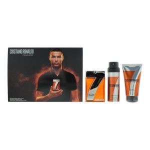 Cristiano Ronaldo Cr7 Fearless 3 Piece Gift Set: - Eau De Toilette 100ml - Shower Gel 150ml - Body Spray 150ml