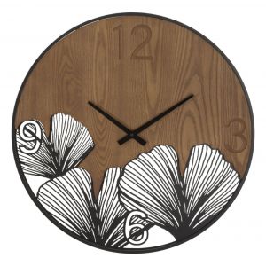 Horloge analogique murale Mauro Ferretti Super Wood/Leaf
