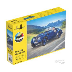 Heller Maquette STARTER KIT BMW 328 Roadster 1/24 - Maquette de voiture - 1000567010