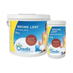 Ocedis Brome lent pastilles 20g - Brome piscine - 5kg