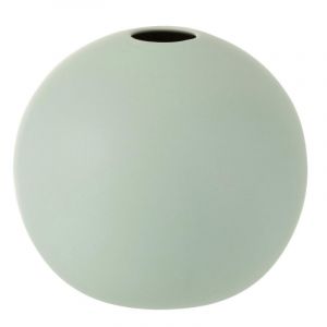 Vase Design "Boule Céramique" 18cm Vert Pastel Prix