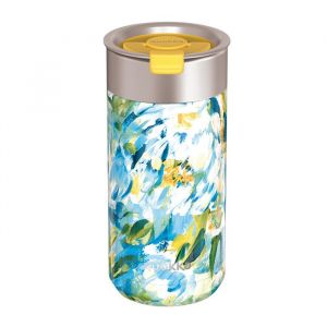 Quokka BOOST BLUE PEONIES | VERRE THERMIQUE EN ACIER INOXYDABLE POUR CAFÉ 400 ML