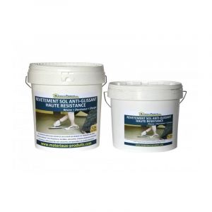 Matpro Rev&ecirc;tement sol anti-glissant hautes r&eacute;sistances Vert Pastel RAL 6019 10 Kg Vert Pastel