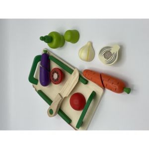 Beluga JOUET EN BOIS -LÉGUMES COUPÉE EN BOIS-