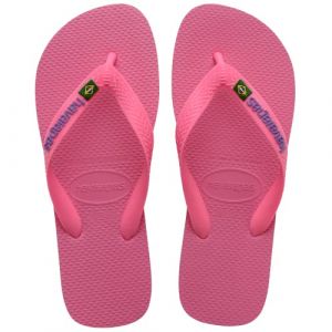 Havaianas Logo du Brésil, Tongues Mixte bébé, Crystal Rose, 23/24 EU