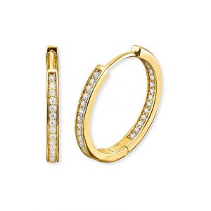 Engelsrufer Créoles ERE-LISA-ZI-G-CR 925 Argent, Gemme