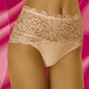 Culotte taille haute Teri beige