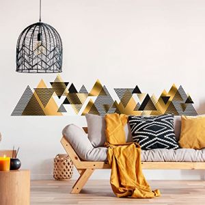 Stickers muraux - Décoration Chambre Salon - Autocollant Sticker Mural géant Montagnes scandinaves LAURENTIKES - 40x60cm