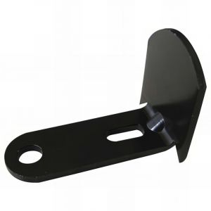 ING Fixations 2 Battements longs coud&eacute;s r&eacute;glables pour espagnolette de volet - h. 35 mm - Noir