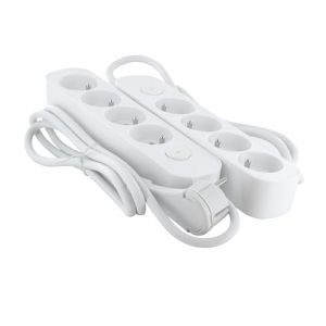 Chacon Lot de 2 multiprises - 4 x 16 A - Cordon 15 m