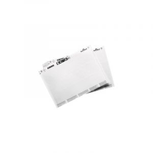 Durable 809902 Lot de 20 feuilles A5 pour 60 Etiquettes Blanches 200 x 40 mm pour Porte-étiquettes Scanfix, Profil-C et Labelfix